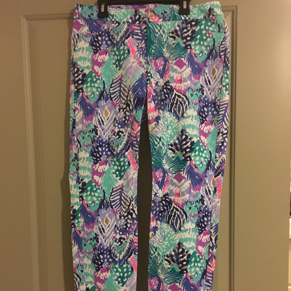 Lilly Pulitzer Kelly Ankle Pant~~Quill Out